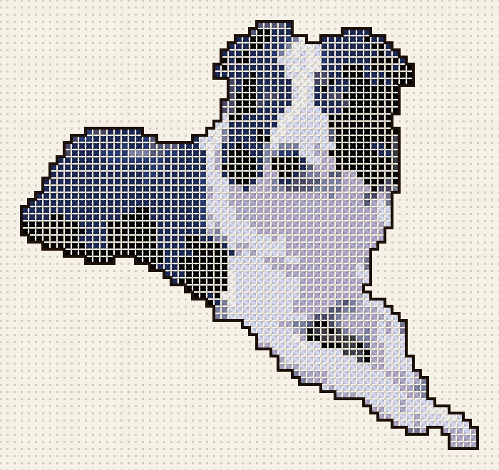 Wzór haftu: Border collie
